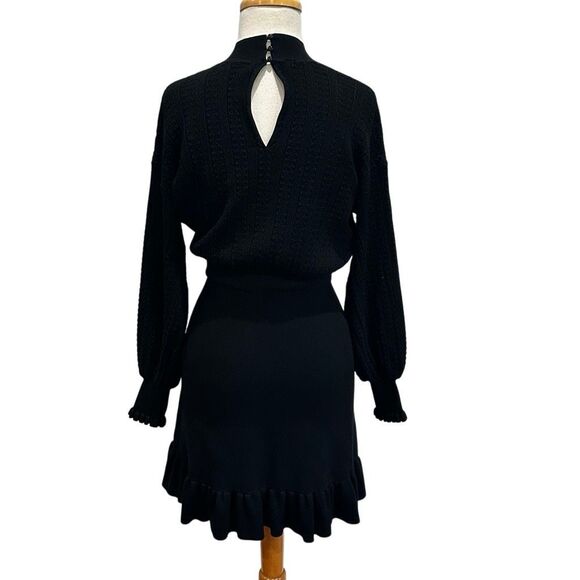 La Maille Sezane Black Knit Dress - Picture 2 of 5